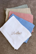 Cosy Waffle Knit Baby Blanket