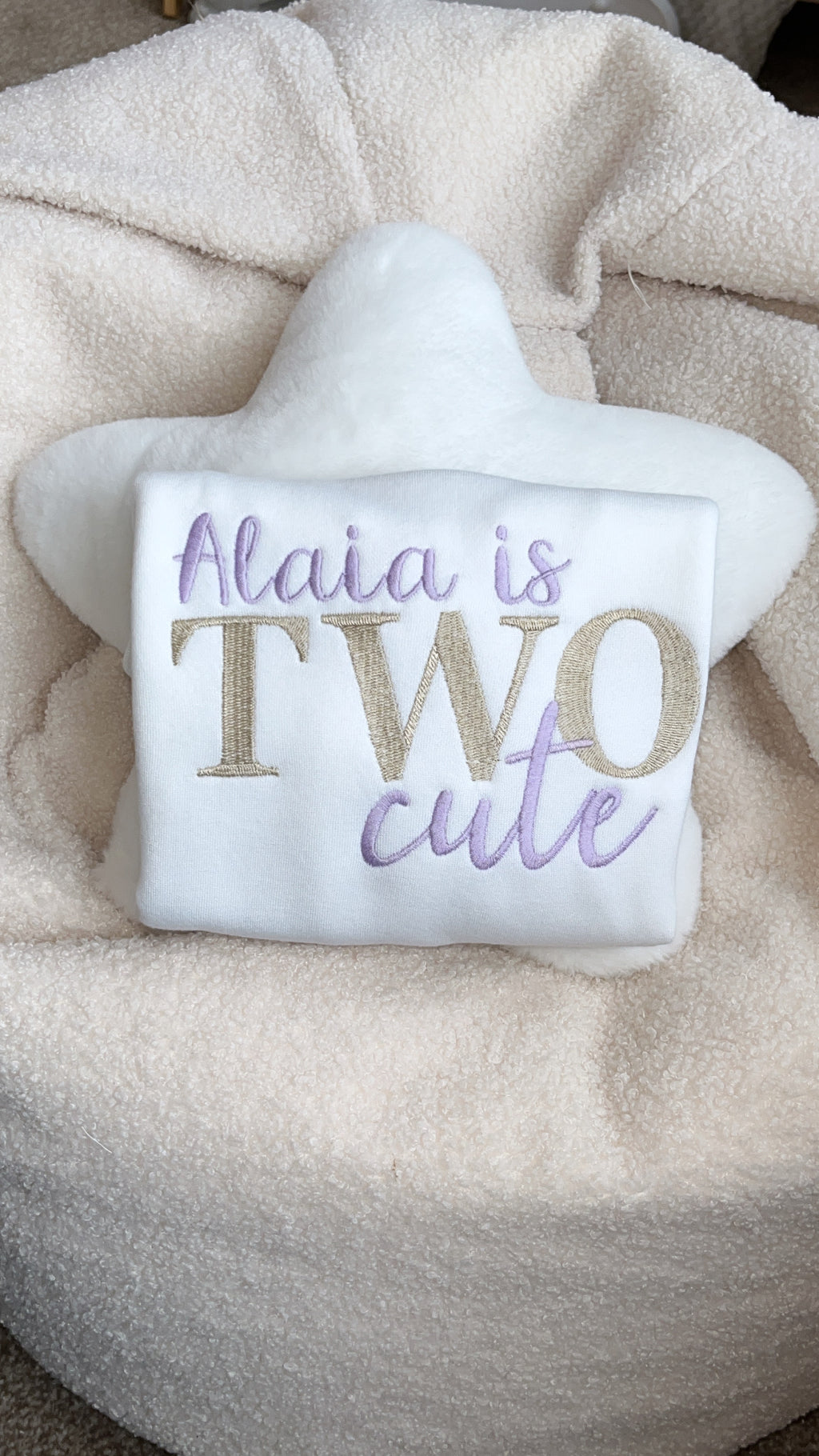 Two Cute - Birthday T-Shirt