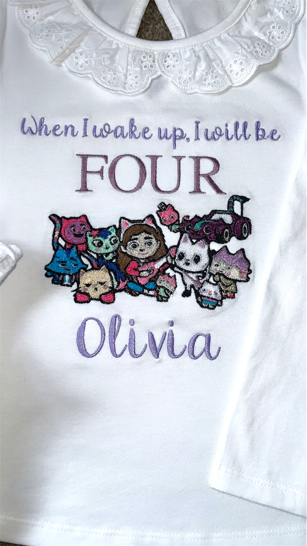 Gabbys Dollhouse Birthday Pyjama Set