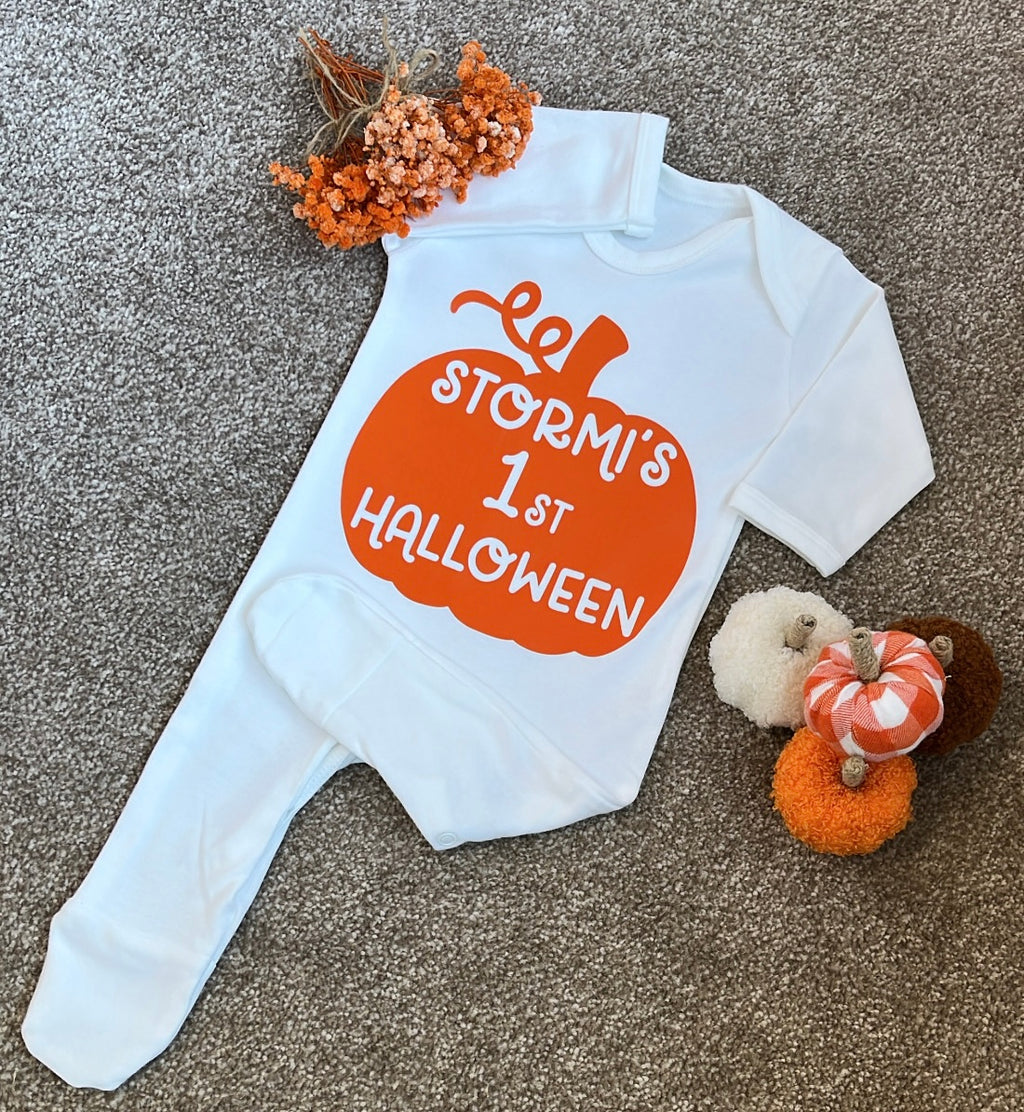 1st Halloween Pumpkin
