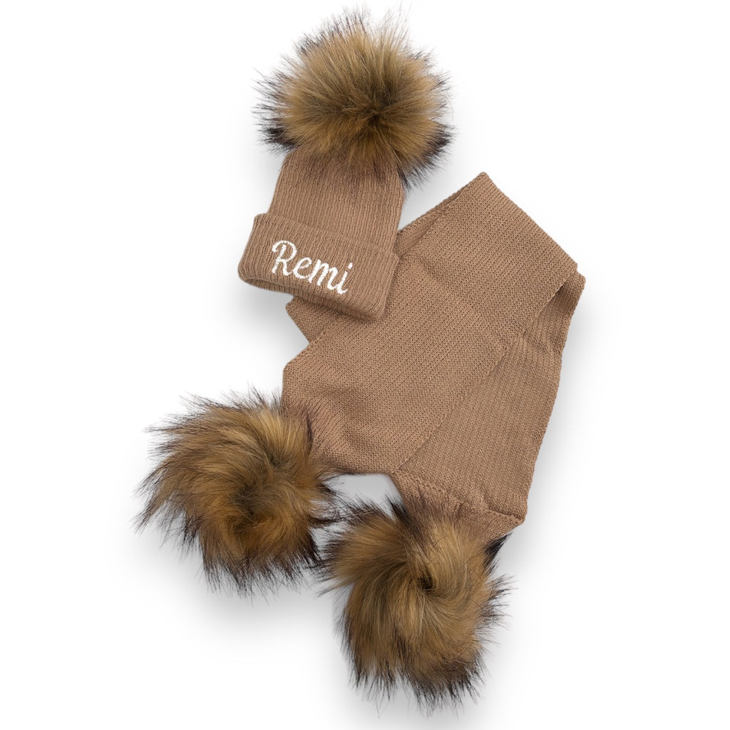Ribbed Pom Hat
