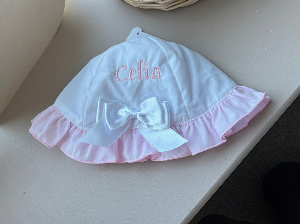 Sunhat with bow