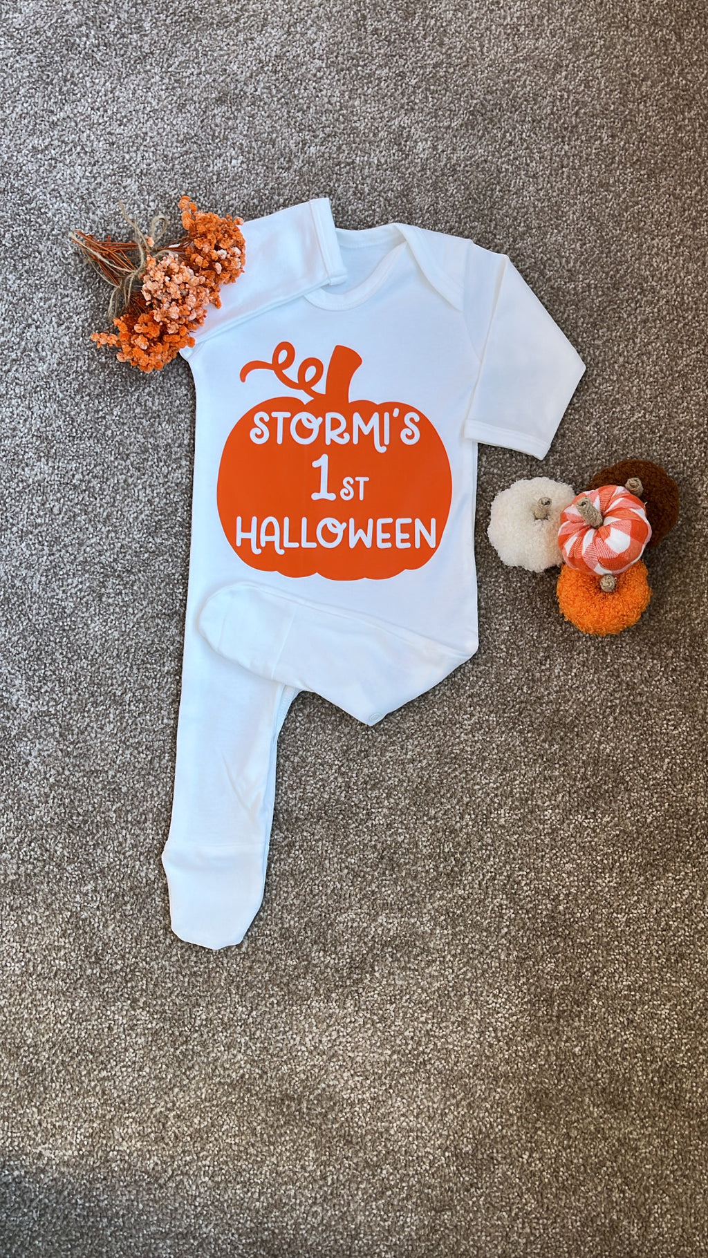 1st Halloween Pumpkin