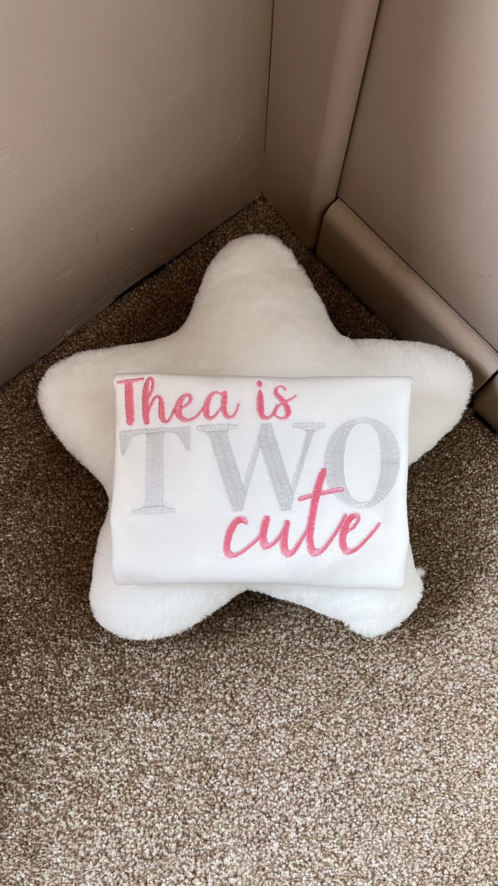 Two Cute - Birthday T-Shirt