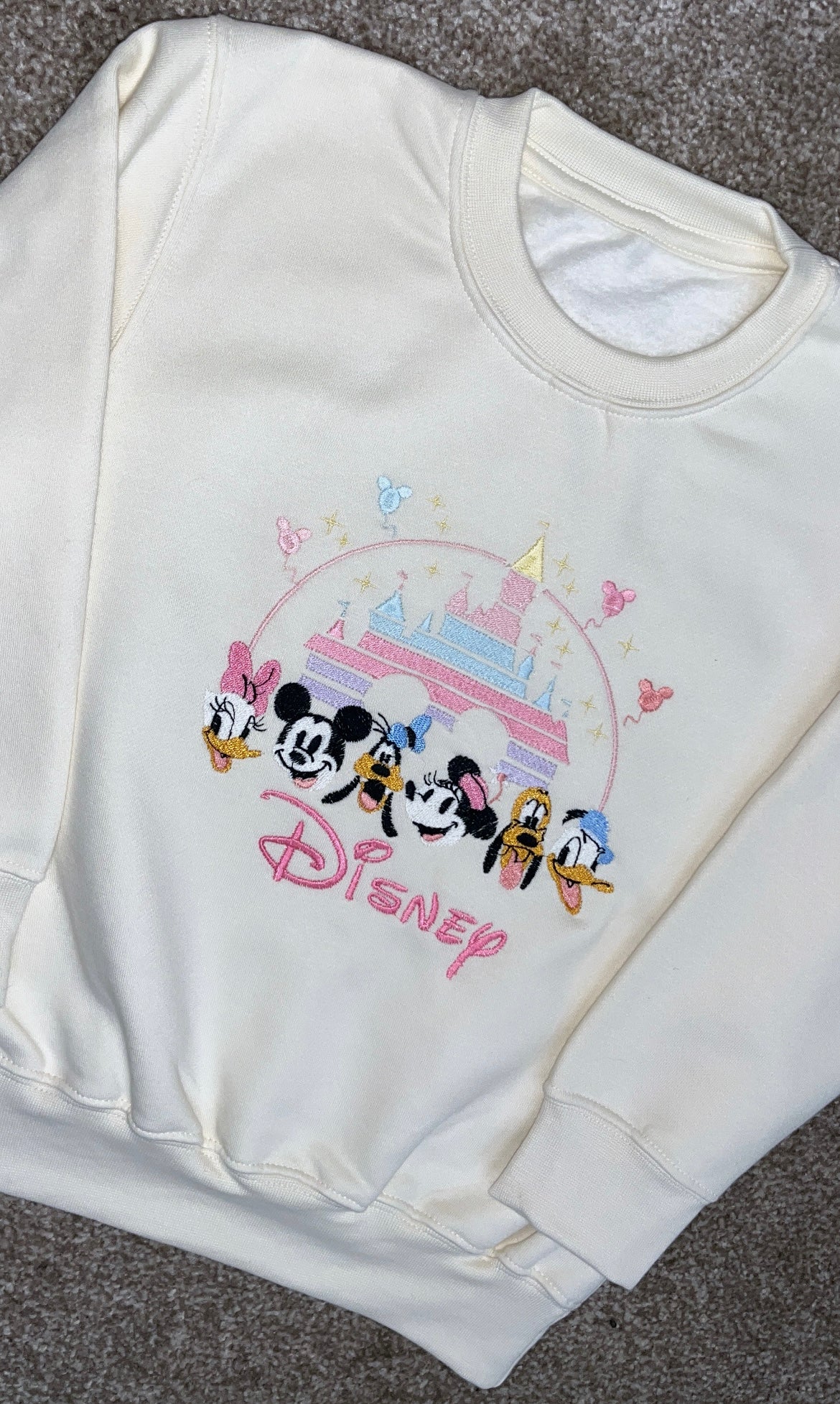 Disney Trip Embroidered Sweatshirt
