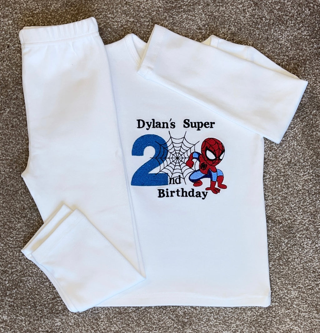 Spider-Man Birthday Pyjamas