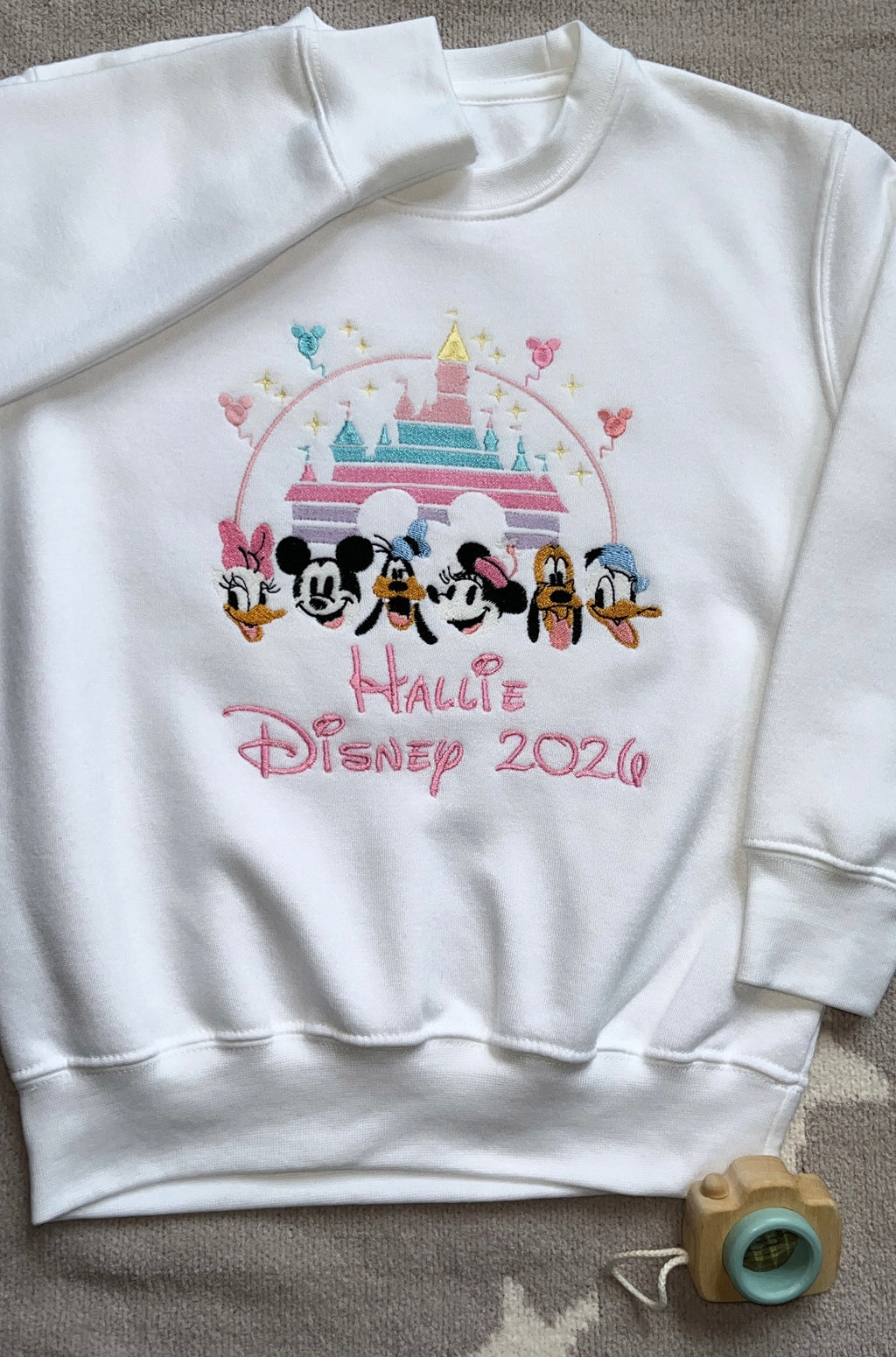Disney Trip Embroidered Sweatshirt