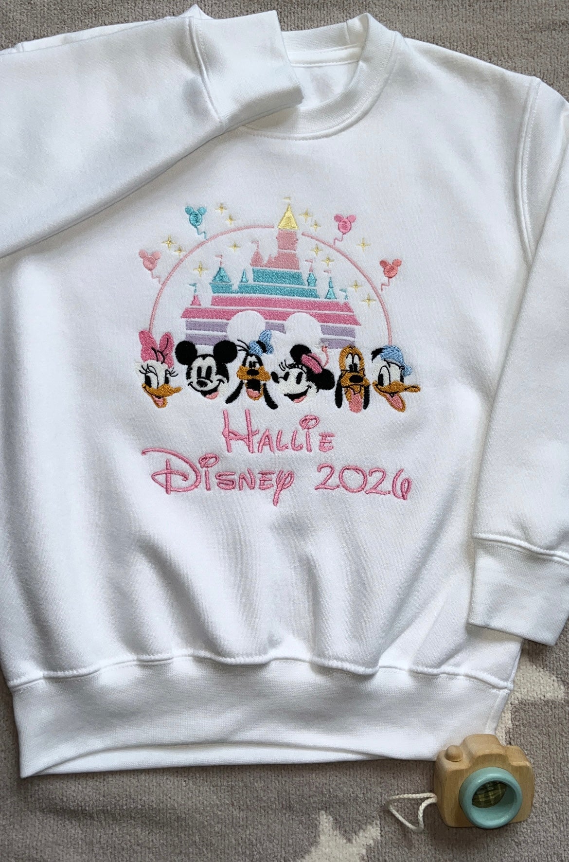 Disney Trip Embroidered Sweatshirt