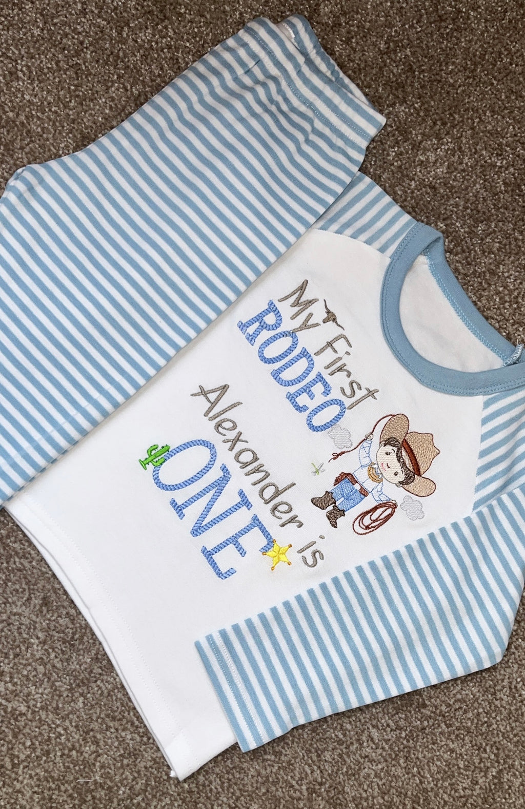 My First Rodeo - 1st Birthday Pyjamas