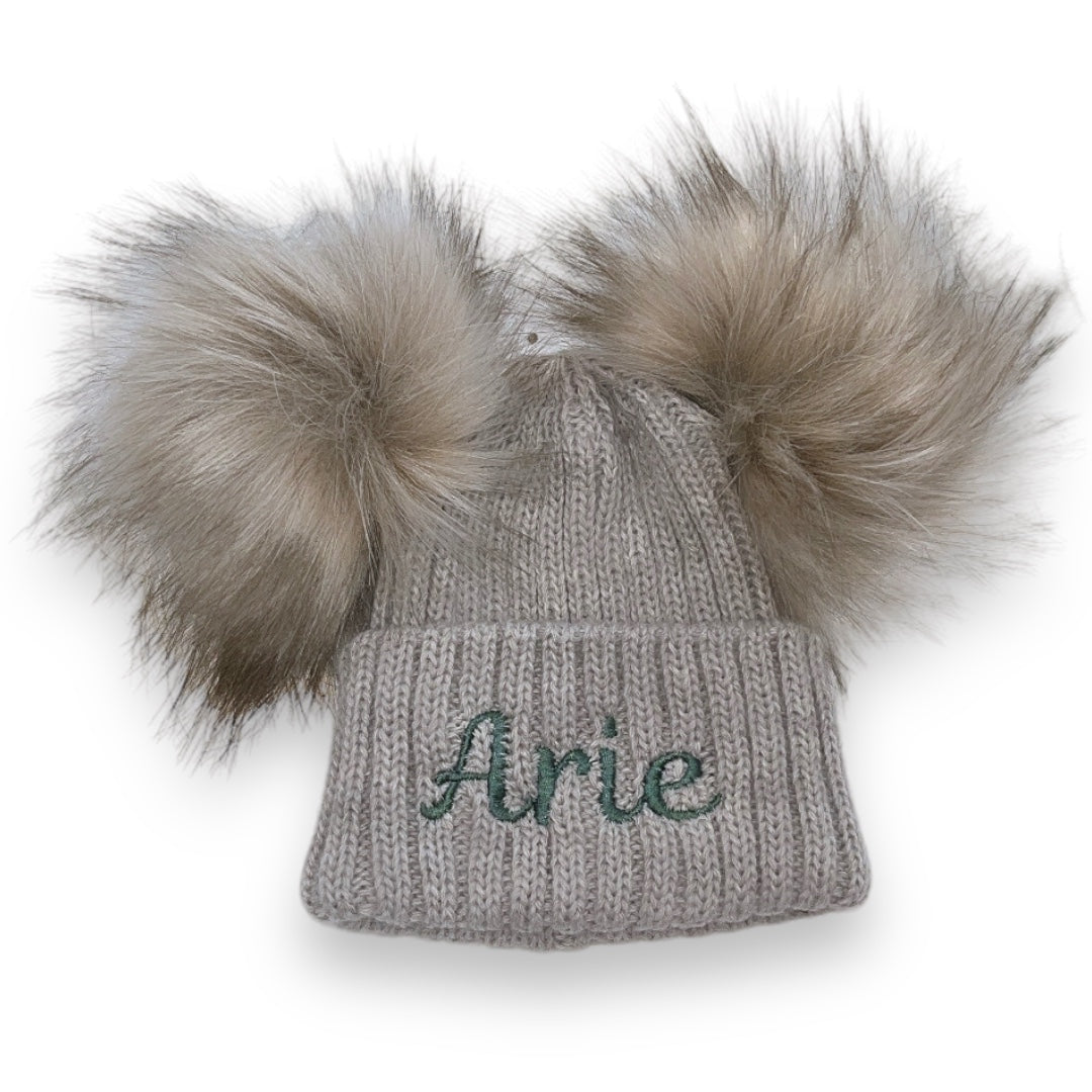 Double Pom Hat