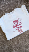 Big Sister Club Bow Sweatshirt