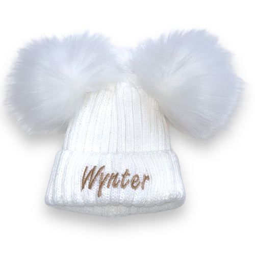Double Pom Hat