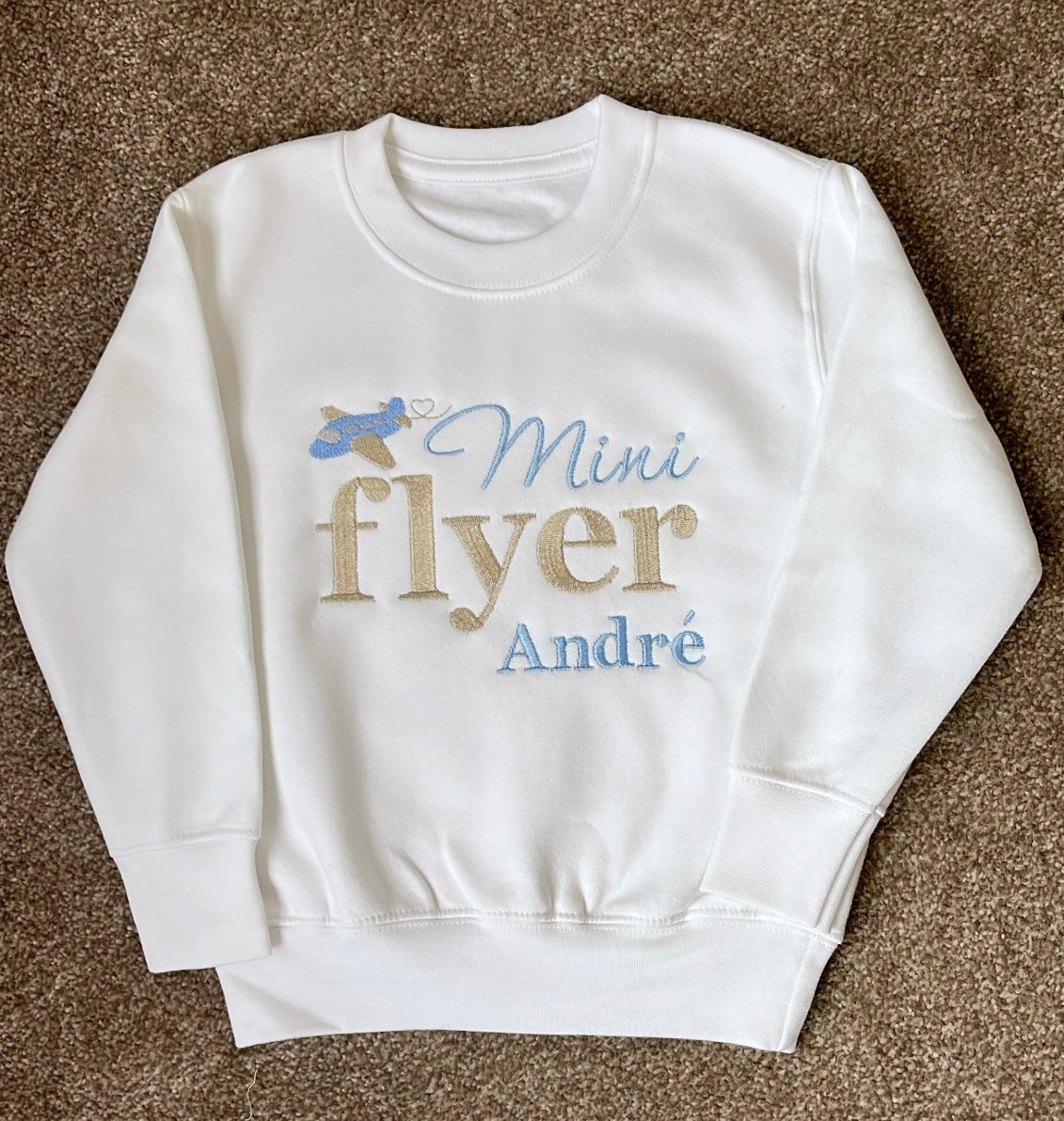 Mini Flyer - Bold Text Jet Travel Top