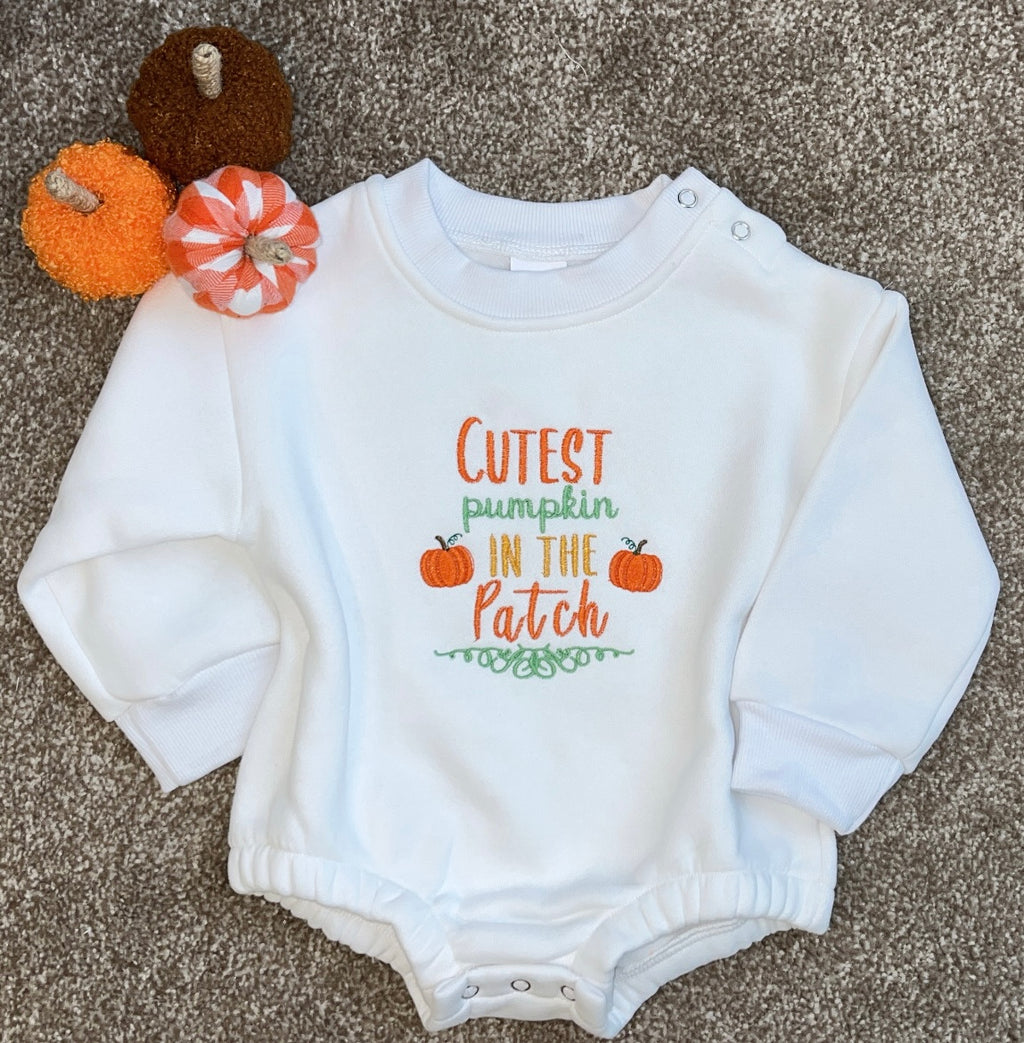 Babys Pumpkin Patch Romper