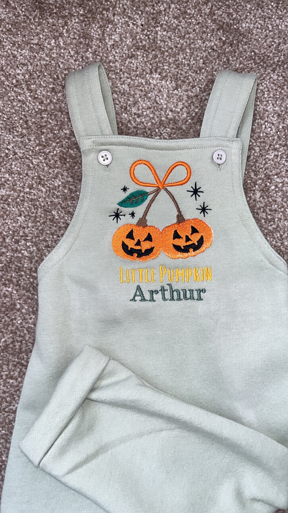 Little Pumpkin Dungarees