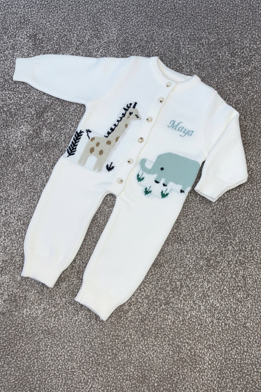 Safari Knit Romper