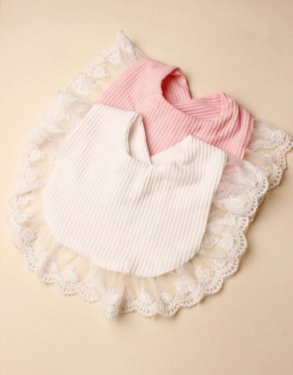 Lace Trim Bib