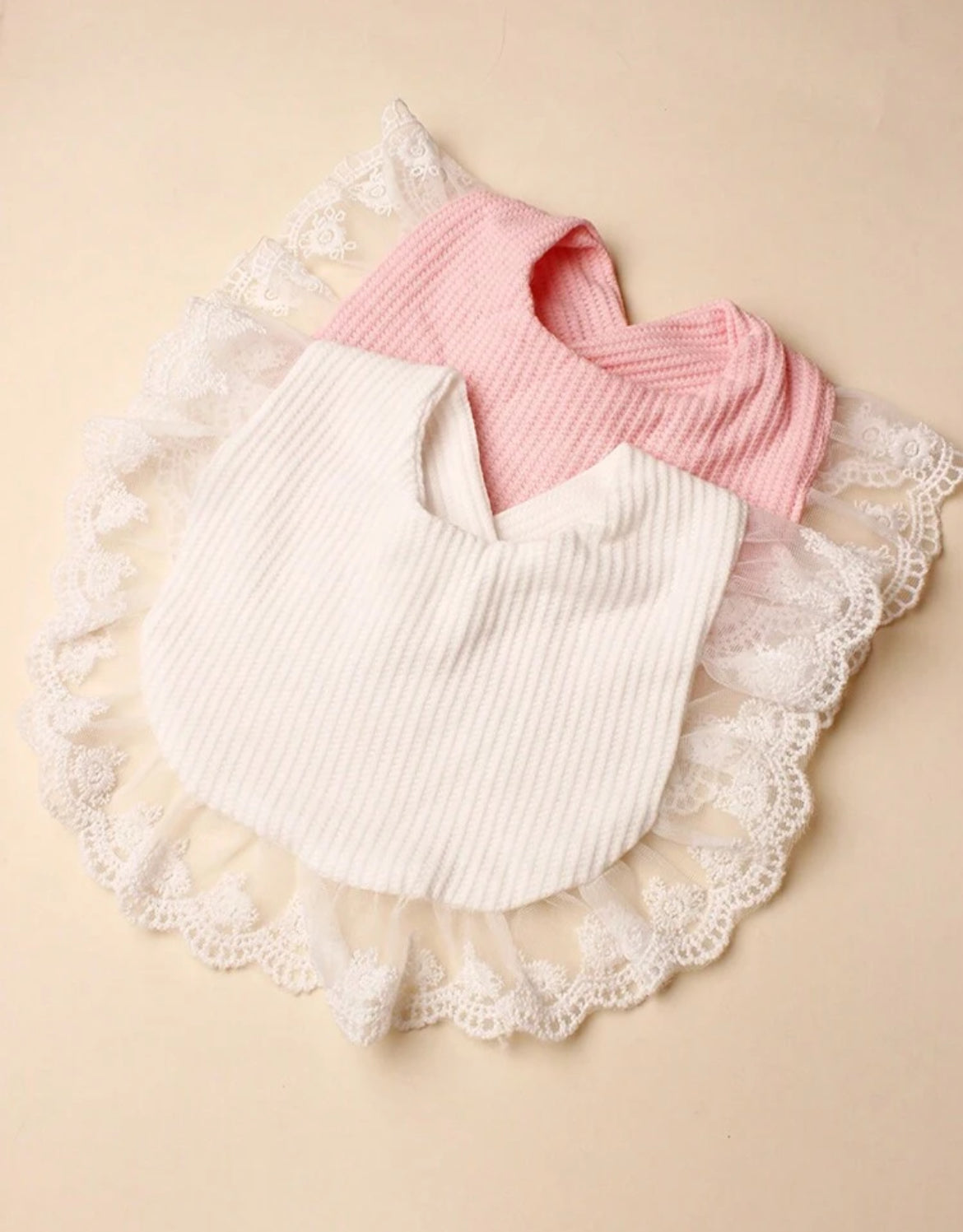 Lace Trim Bib