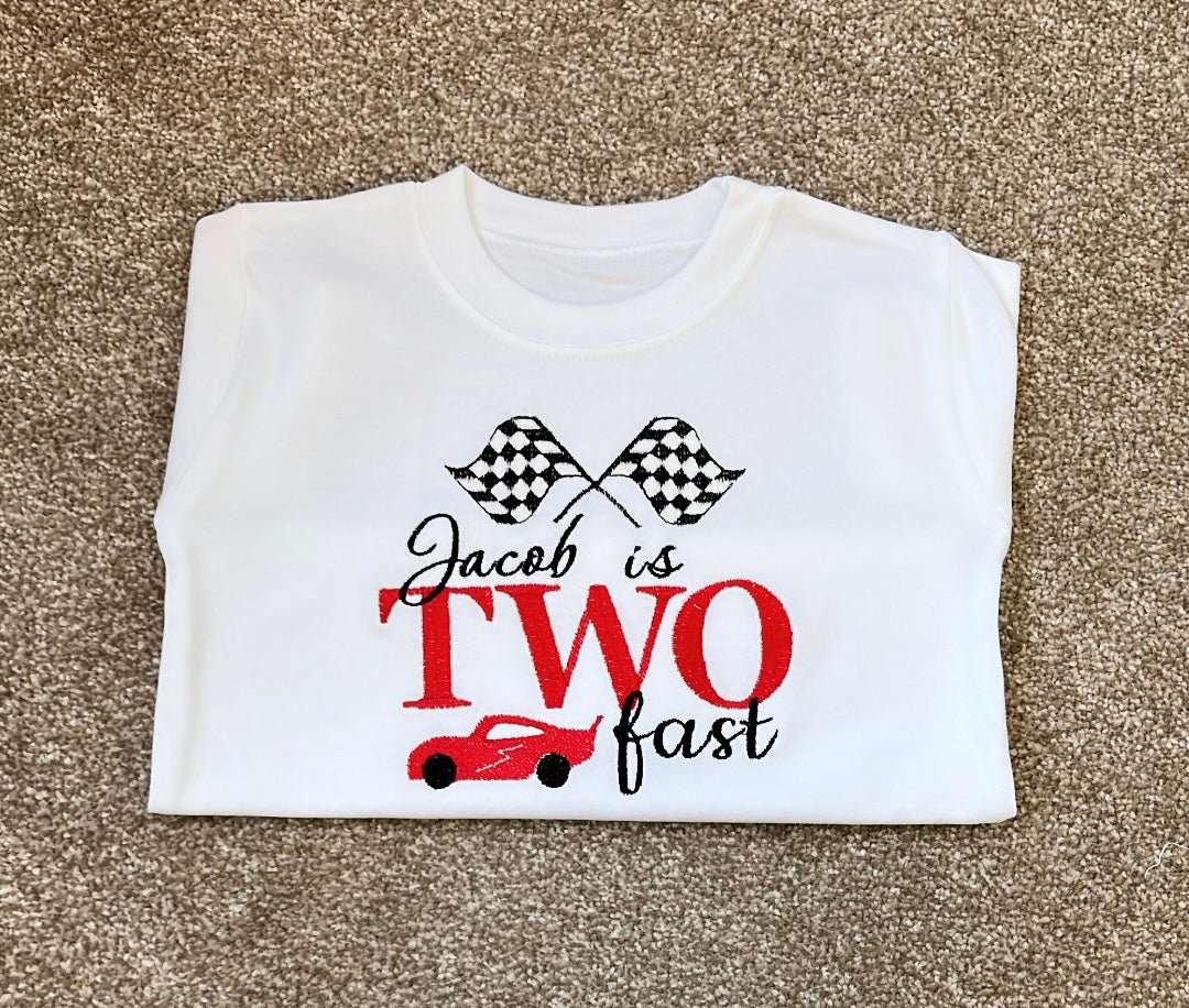 Two Fast - Birthday T-Shirt