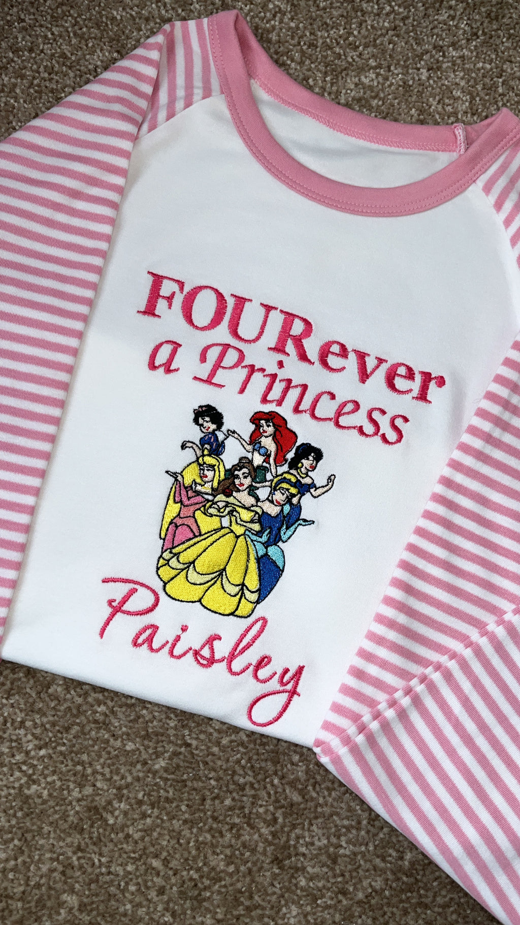 FOURever a Princess - Birthday Pyjama Set