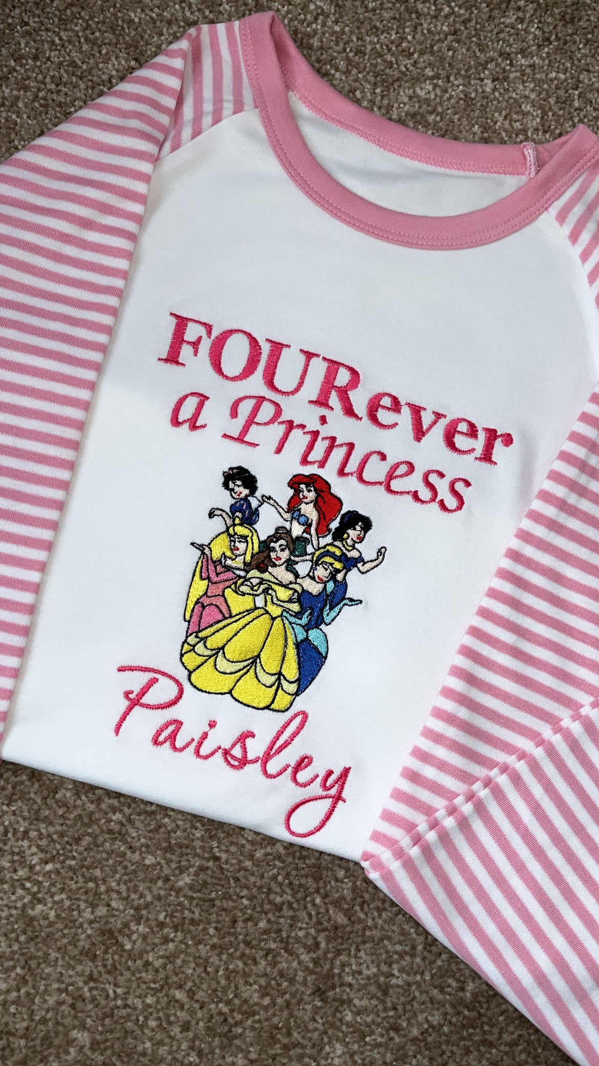 FOURever a Princess - Birthday Pyjama Set