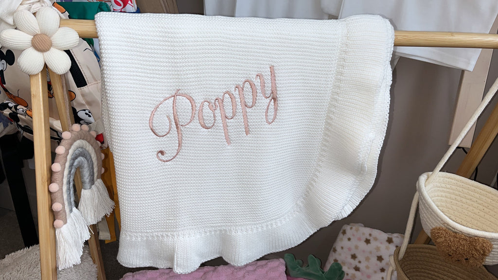 Ruffle Trim Blanket