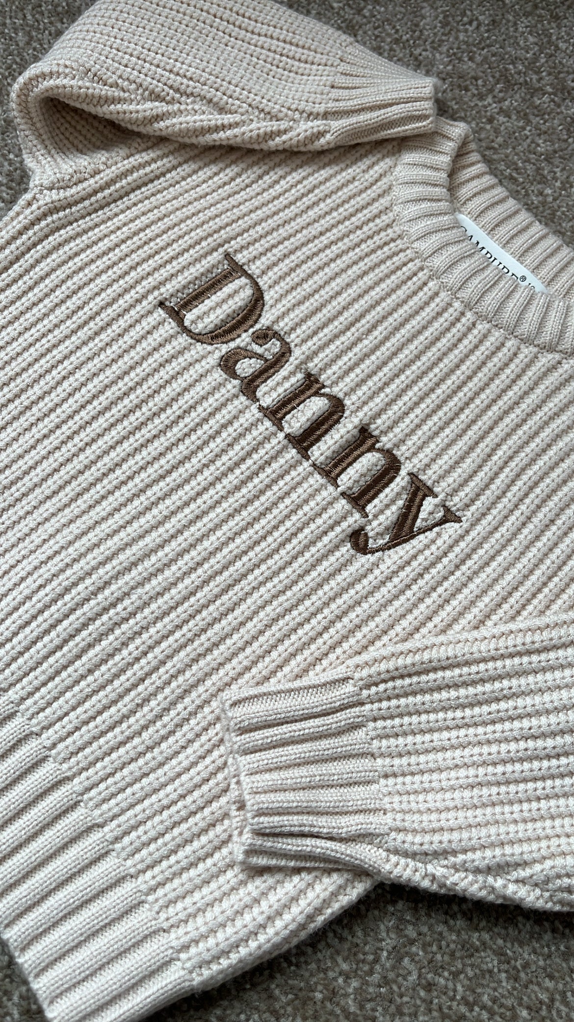 Personalised Knitted Jumper
