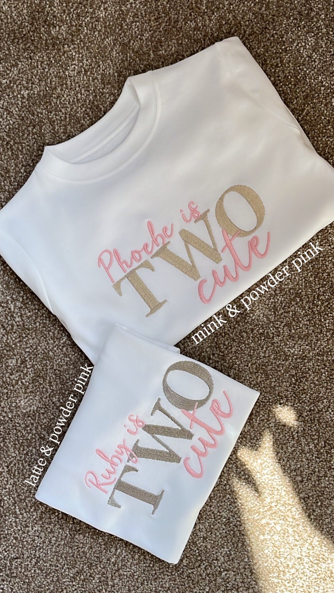 Two Cute - Birthday T-Shirt
