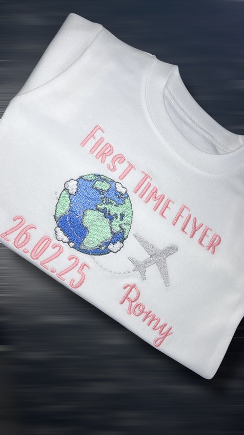 First Time Flyer- Kids Globe Travel Top