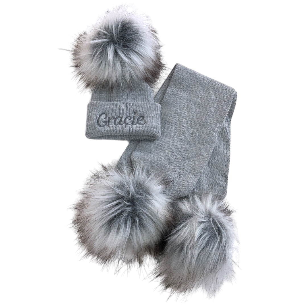 Ribbed Pom Hat