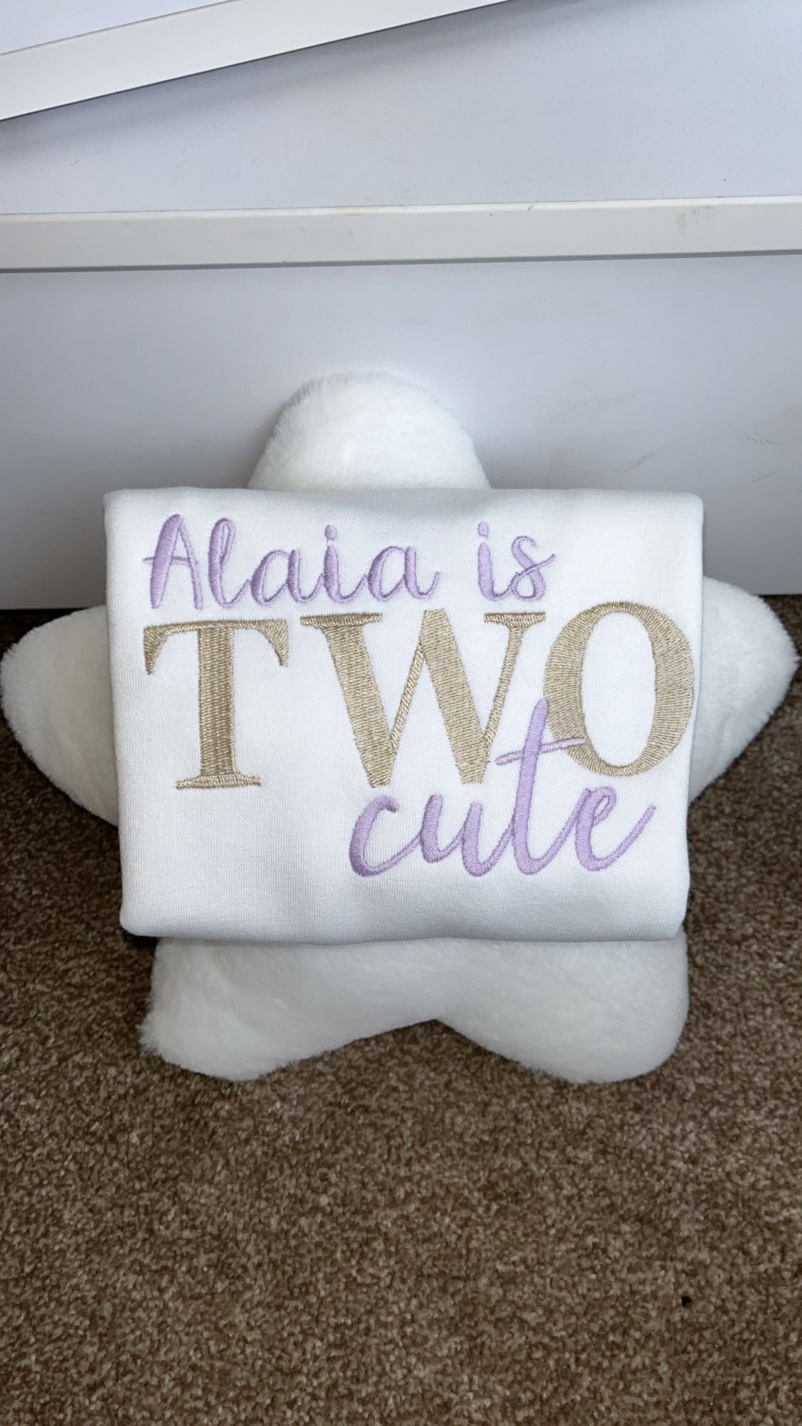 Two Cute - Birthday T-Shirt