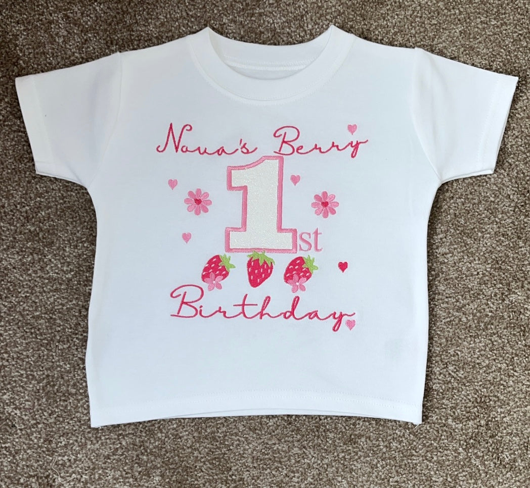 Berry 1st Birthday T-Shirt