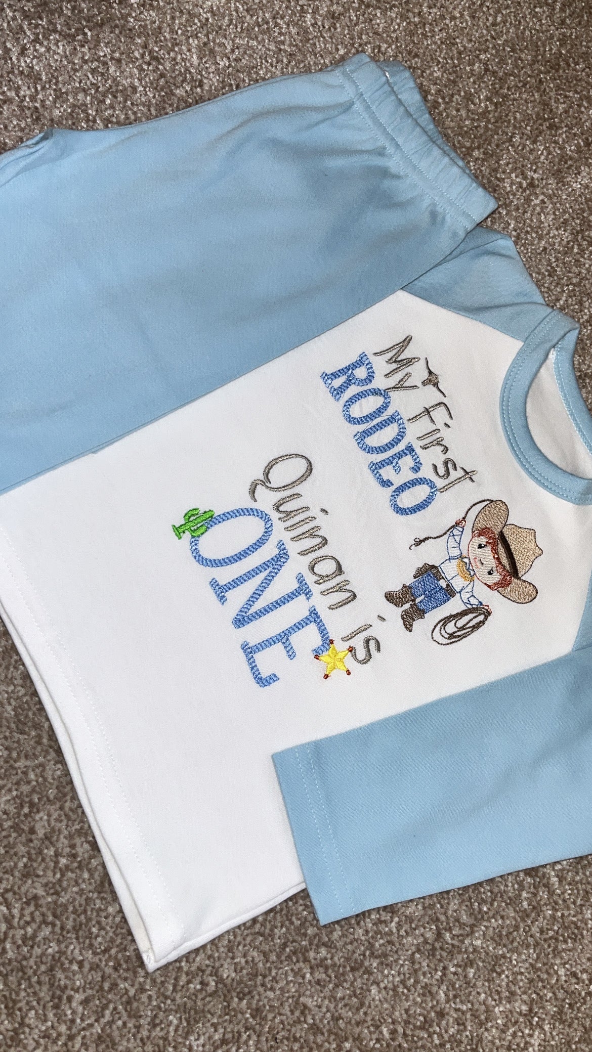 My First Rodeo - 1st Birthday Pyjamas