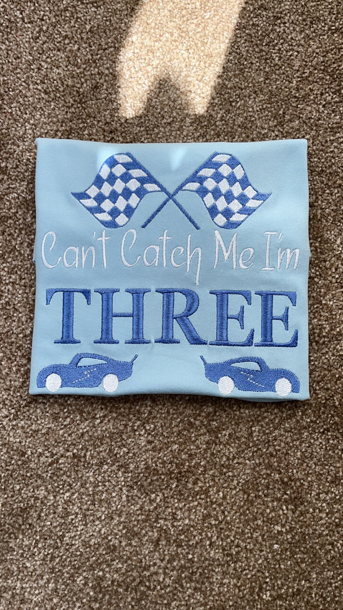 Can’t Catch Me I’m THREE - Birthday T-Shirt