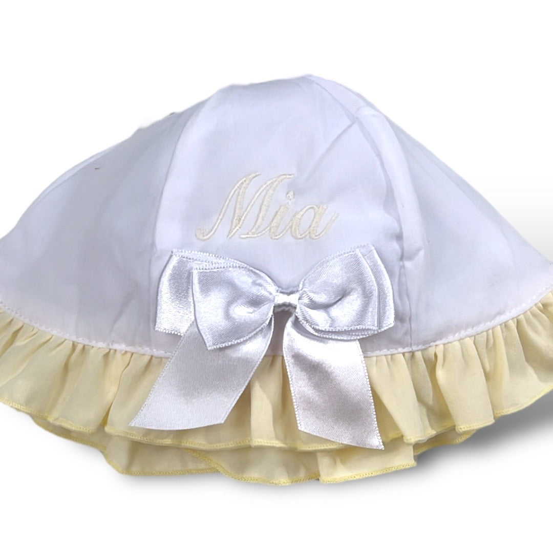 Sunhat with bow