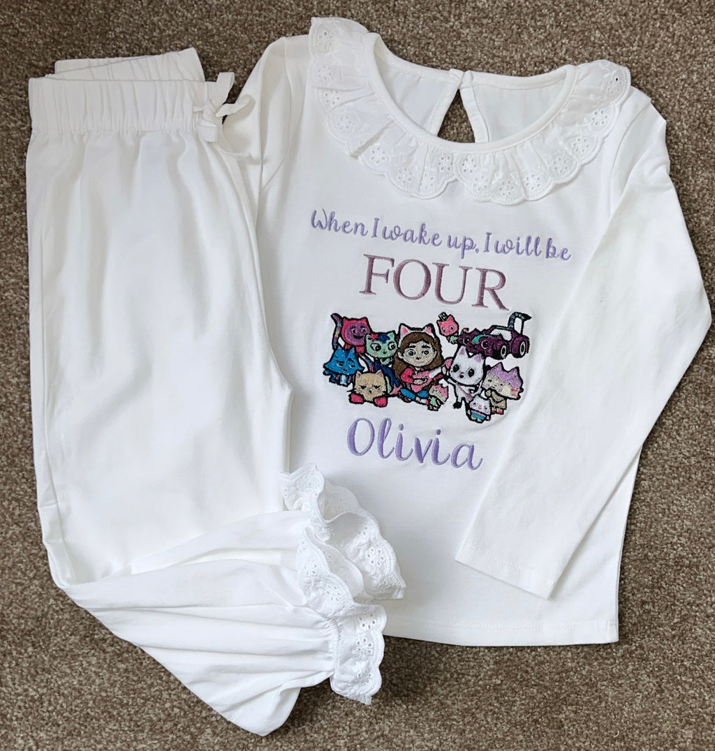 Gabbys Dollhouse Birthday Pyjama Set
