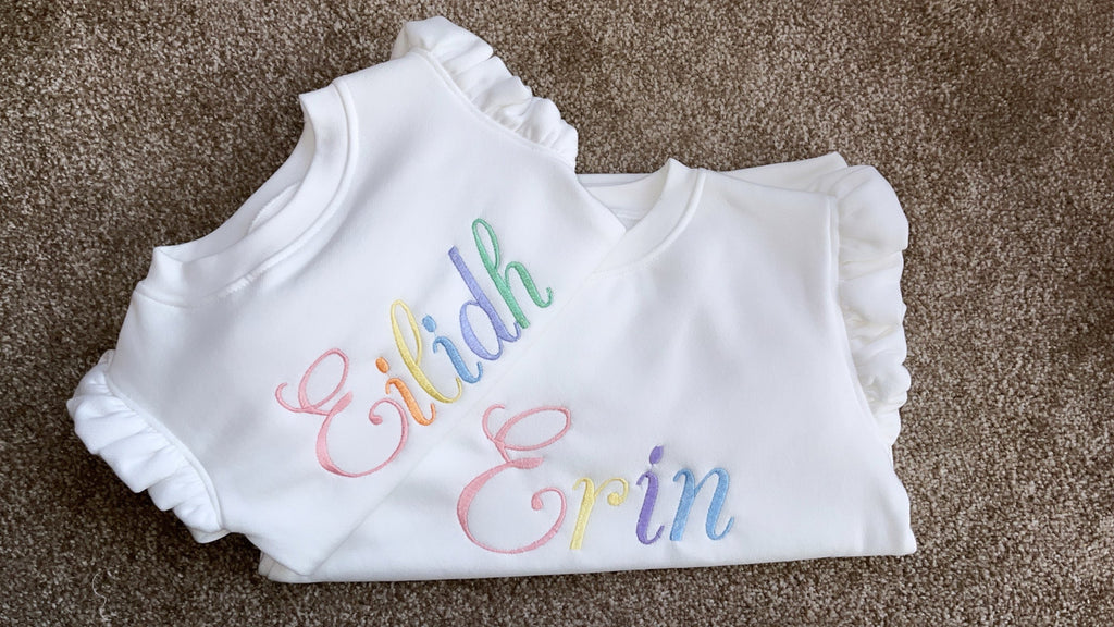 Rainbow Frill Sweatshirt