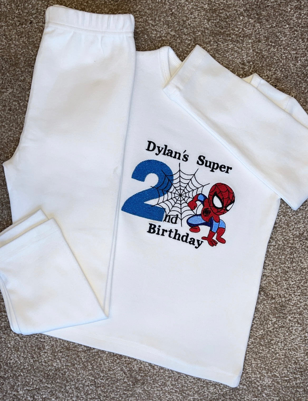 Spider-Man Birthday Pyjamas