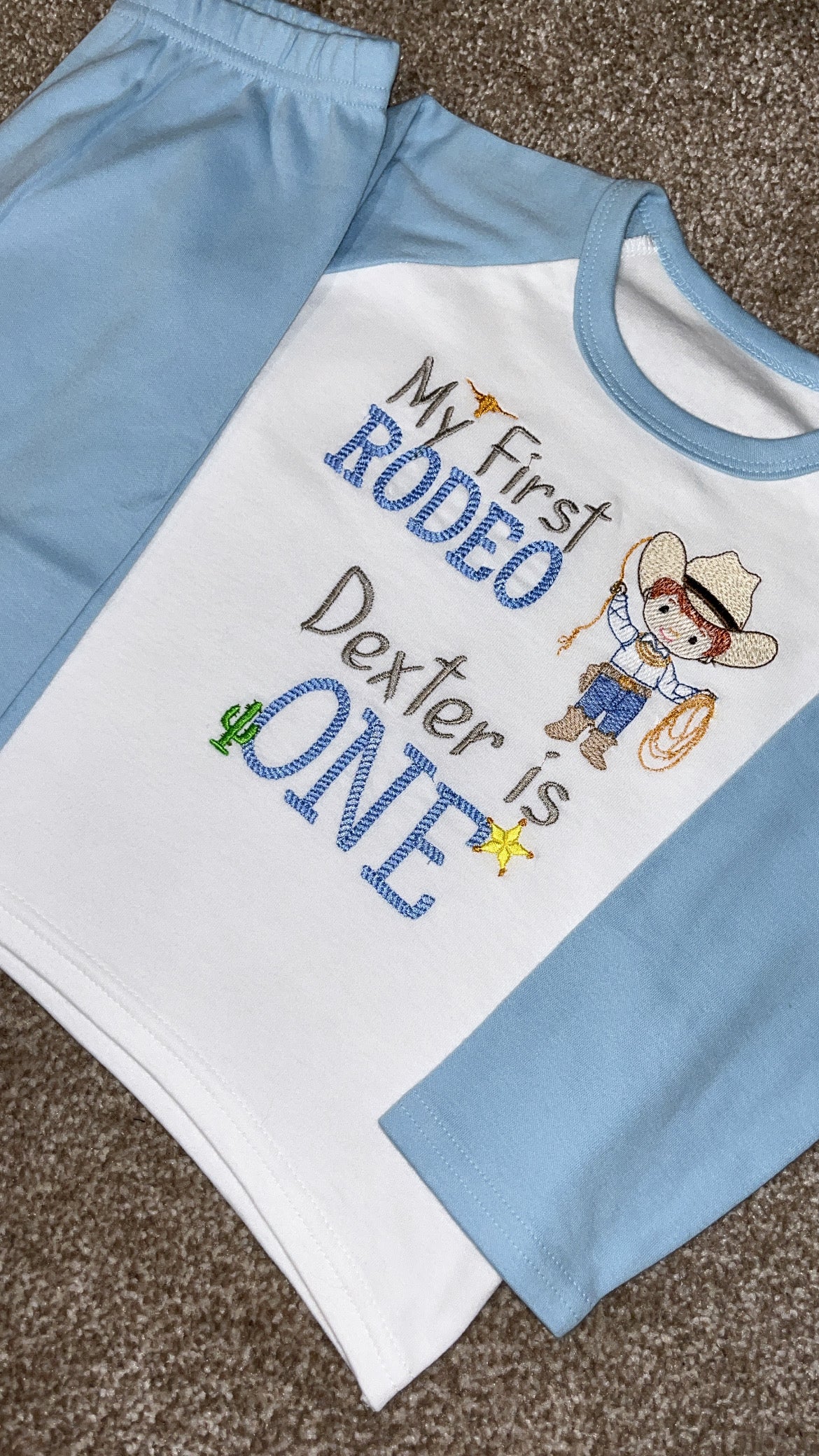 My First Rodeo - 1st Birthday Pyjamas