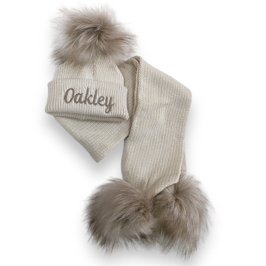 Ribbed Pom Hat