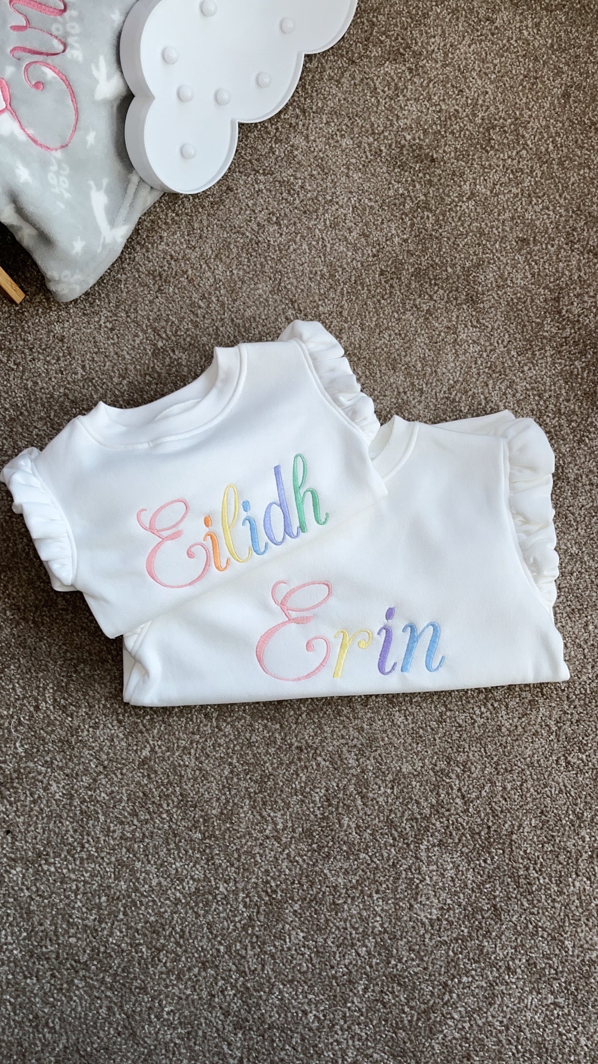 Rainbow Frill Sweatshirt
