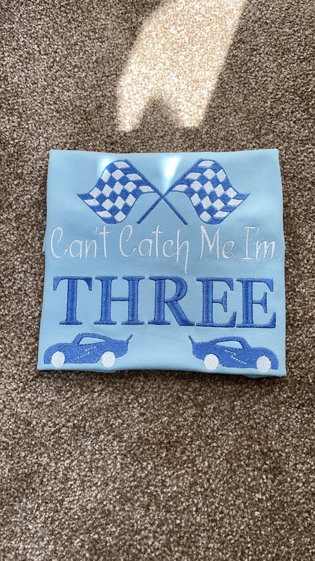 Can’t Catch Me I’m THREE - Birthday T-Shirt