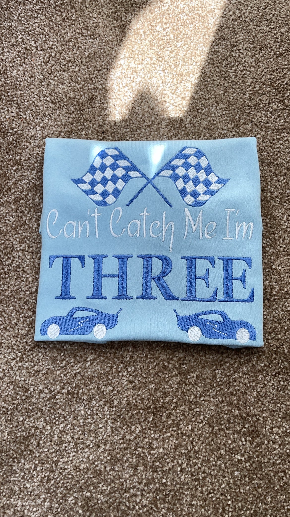 Can’t Catch Me I’m THREE - Birthday T-Shirt