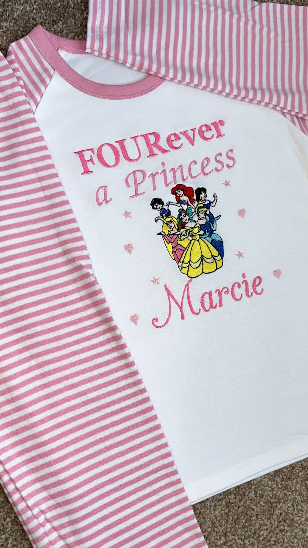 FOURever a Princess - Birthday Pyjama Set