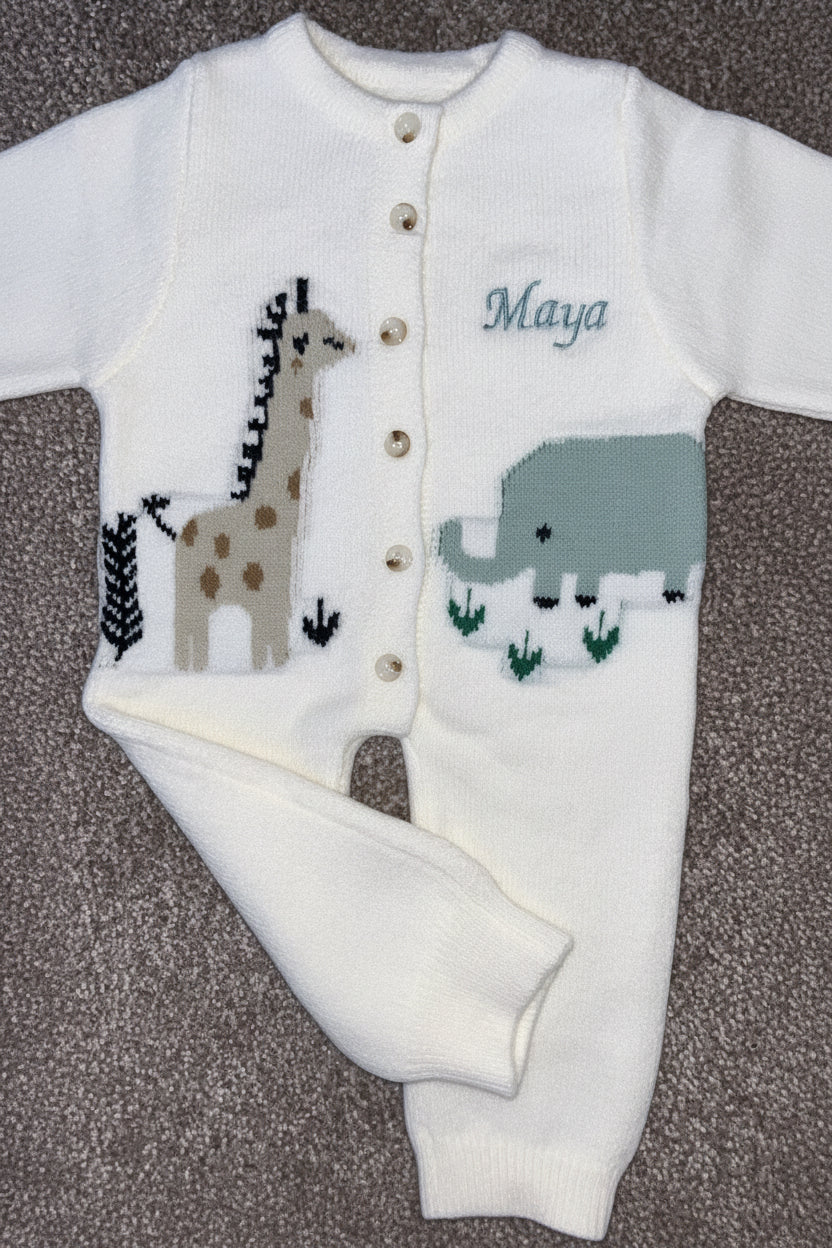 Safari Knit Romper
