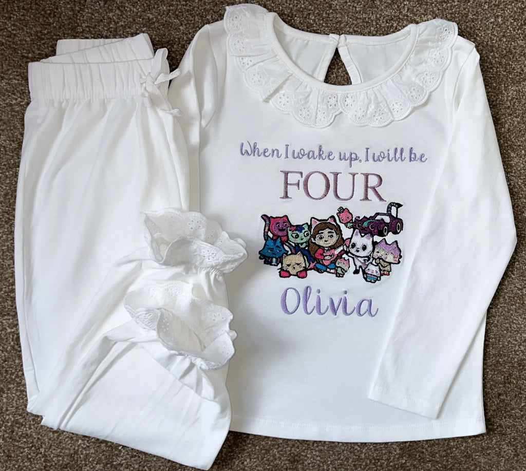 Gabbys Dollhouse Birthday Pyjama Set