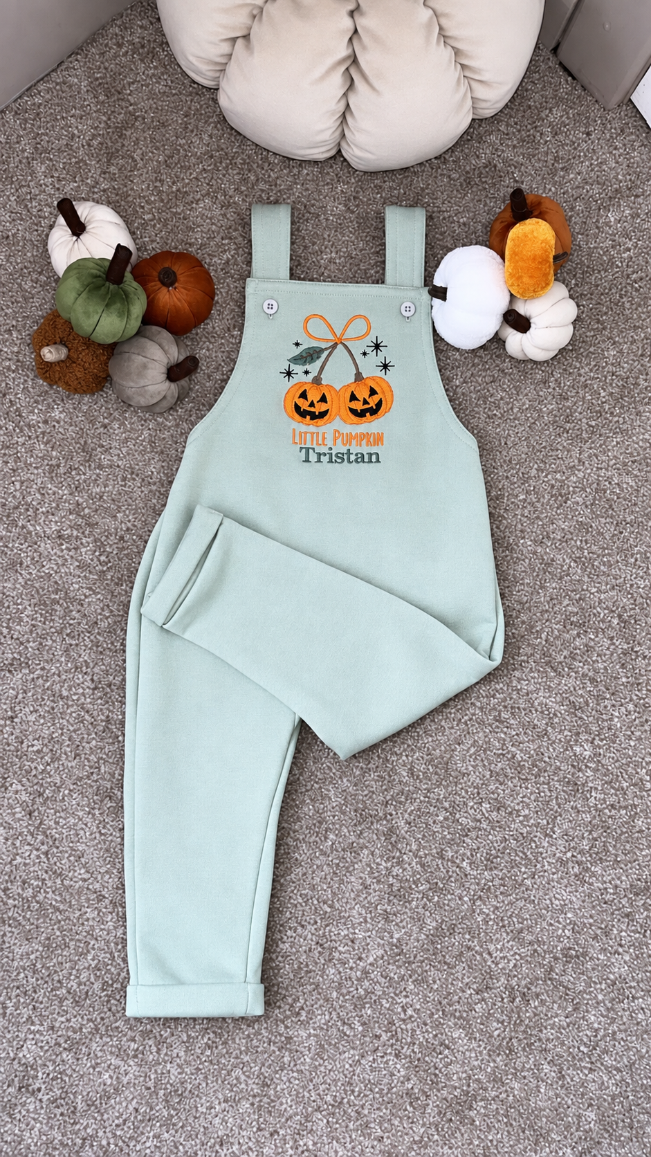 Little Pumpkin Dungarees