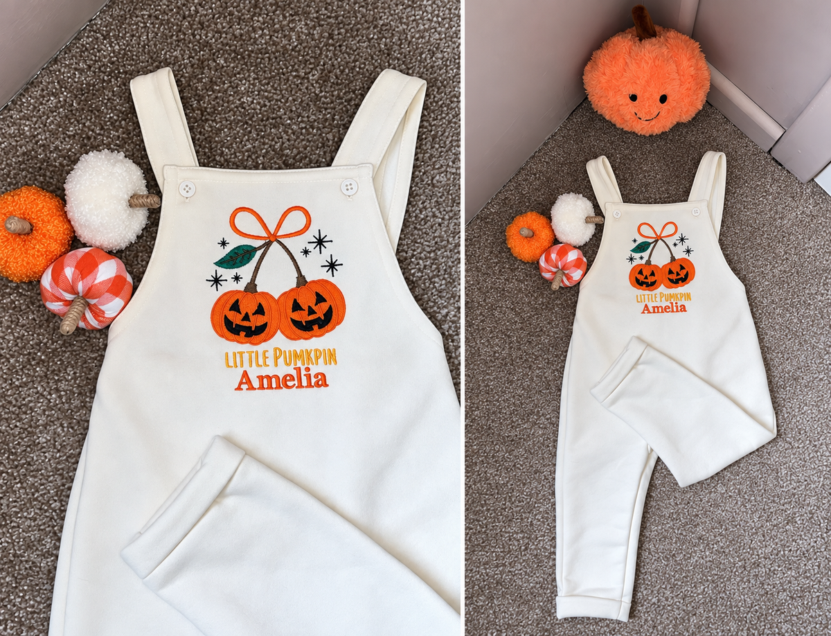 Little Pumpkin Dungarees